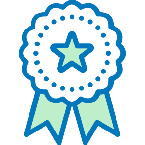 rating badge icon